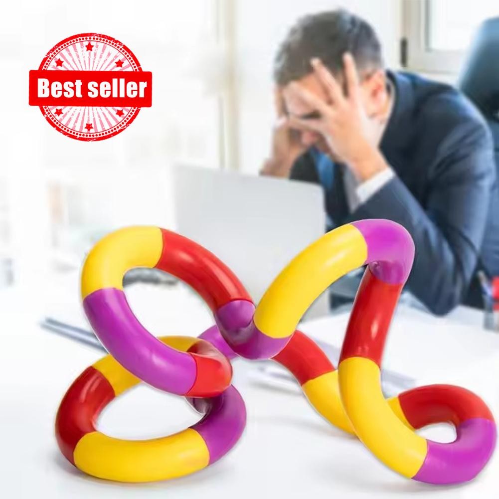 Rope Twist Fidget Autism Sensory Toys Therapy Anxiety Stress Reliever ...