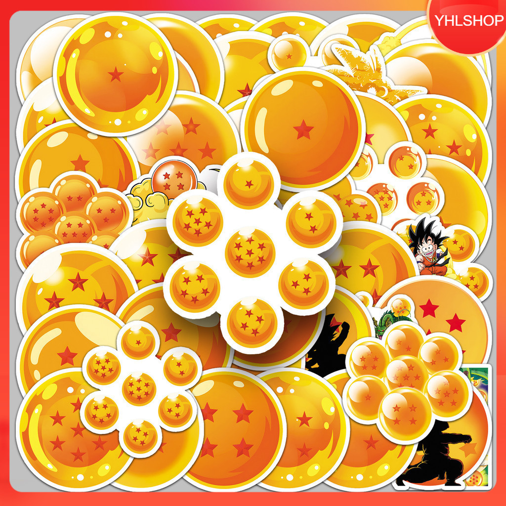 50 Types Of 7 Dragon Ball Goku Stickers Japan Anime DragonBall | Shopee ...