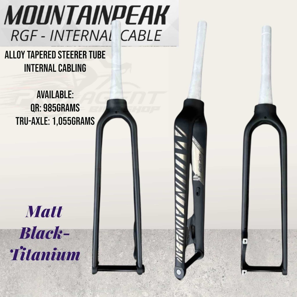 MOTION X 2025 Mountainpeak Rigid Fork RGF QUICK RELEASE and THRU AXLE ...