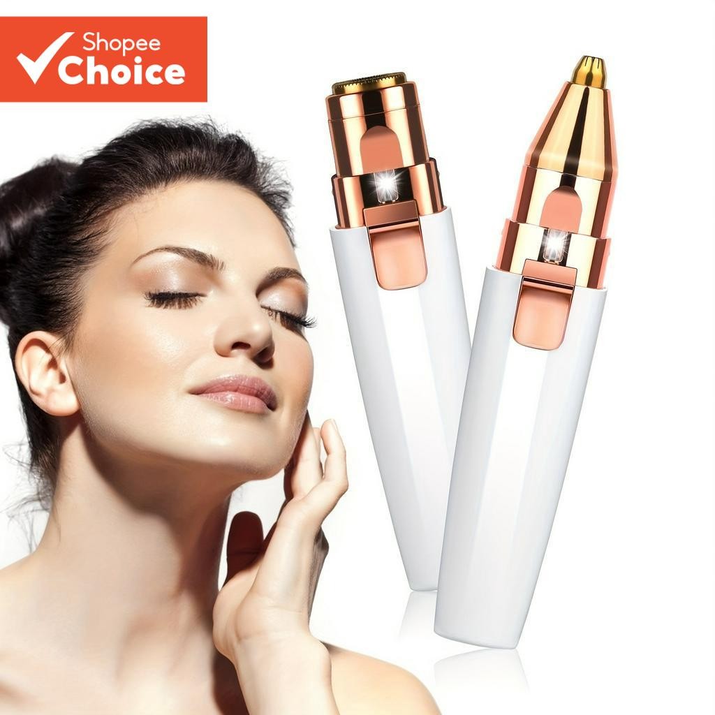 2-In-1 USB Charging Lipstick Shaver & Eyebrow Trimmer