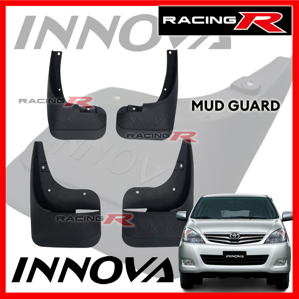 Toyota Innova 2009 to 2015 OEM Mudguard W/ 8PCS SCREWS Mud Flaps Splash ...