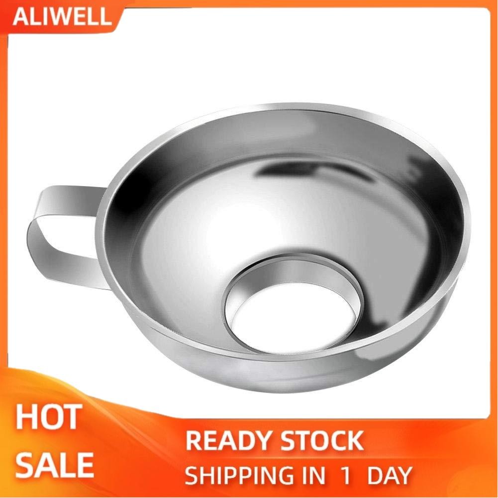 aliwell-ph Wide Mouth Canning Funnel Stainless Steel Large Round Shape ...