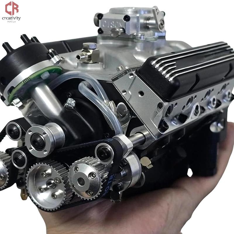 [CR] Binray Cison V8 Engine Kit Gas Small-Block Engine Model Kits Build ...