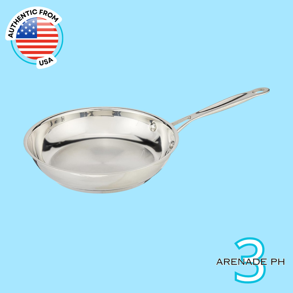 Cuisinart Chef's Classic Stainless Steel Cookware Skillet | Shopee ...