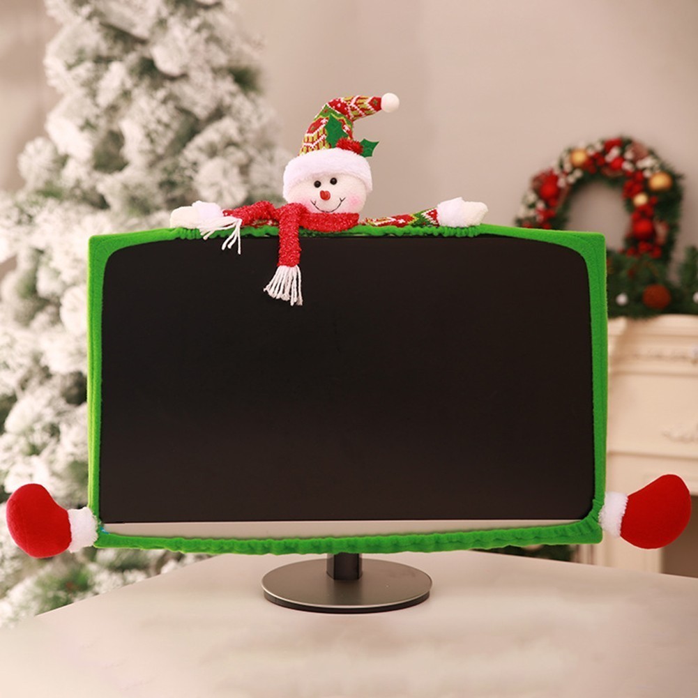 【Fast Shipping】Christmas LCD Display Bumper Case Cover Decor Computer ...