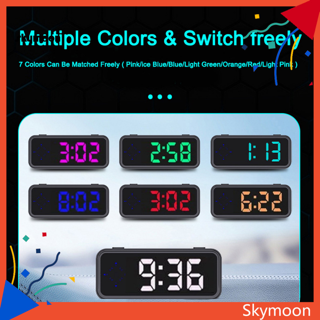 Skym* Mini Led Digital Speedometer Car Speedometer with Led Display ...