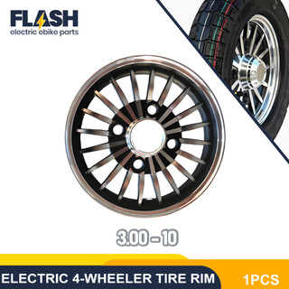 1PC Electric 4-Wheel Rim Aluminum Alloy 3x8 3x10 100/90-8 Heavy Duty ...