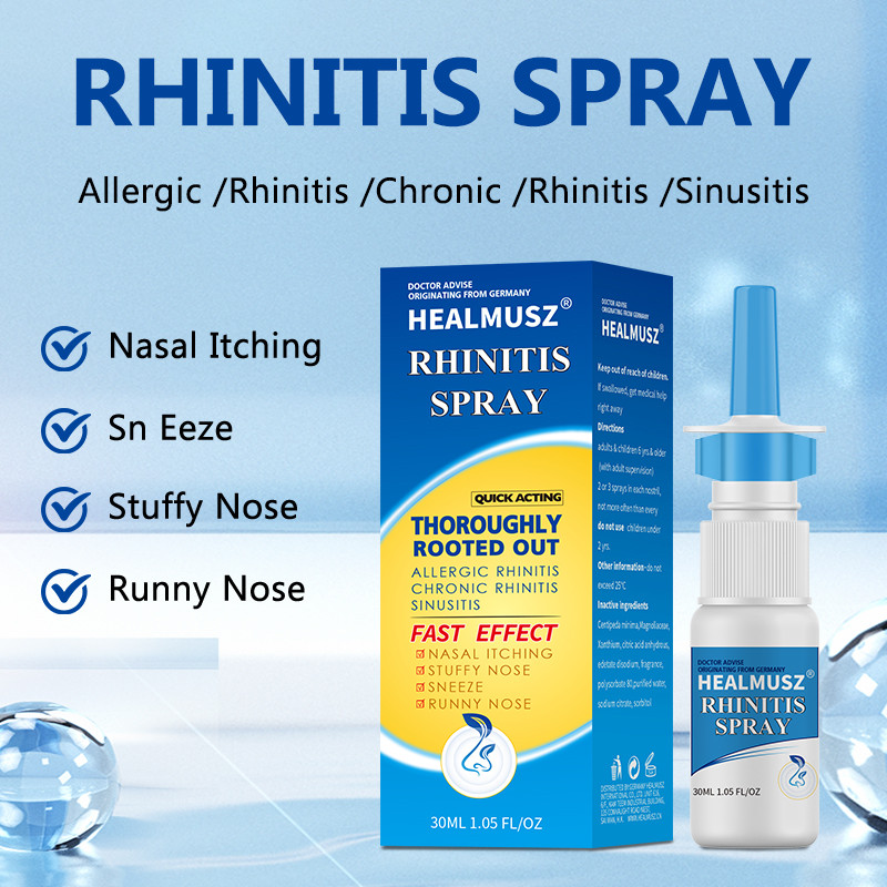 30ml Rhinitis Nasal Spray Treatment Nasal Congestion Itchy Prevent ...