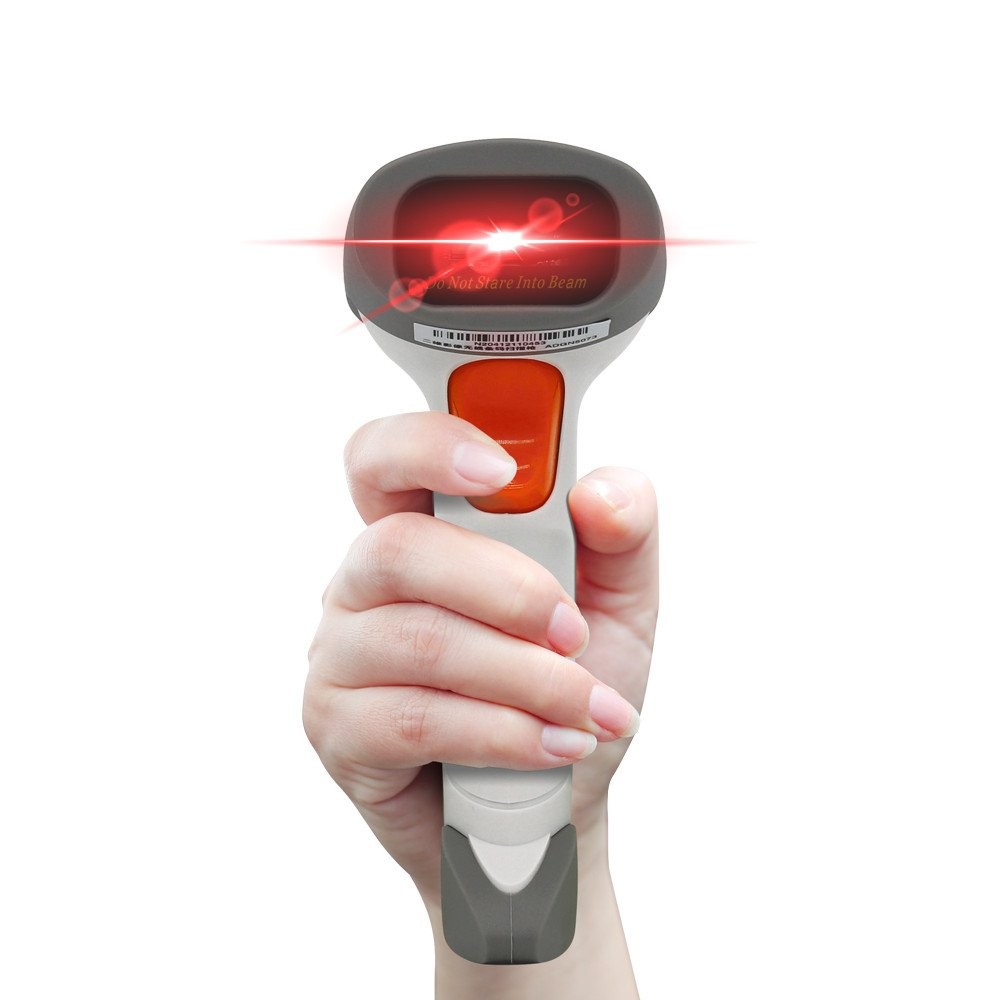 Supermarket Alipay Payment QR Code Scanner Wireless Barcode Scanner ...