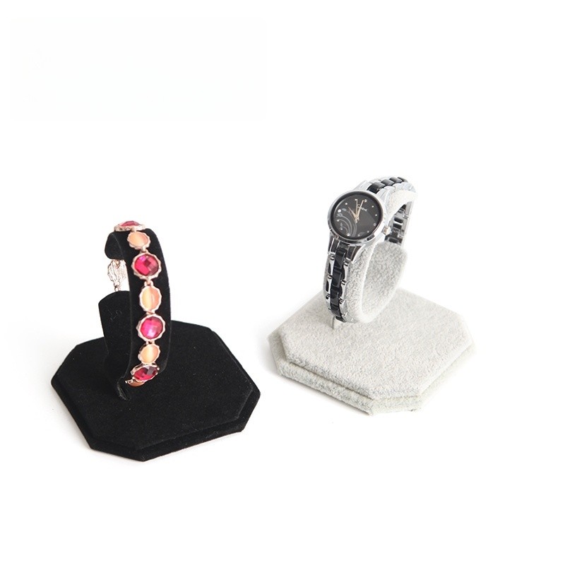 Watch Bracelet Display Stand Velvet C-shaped Jewelry Display Shelf ...