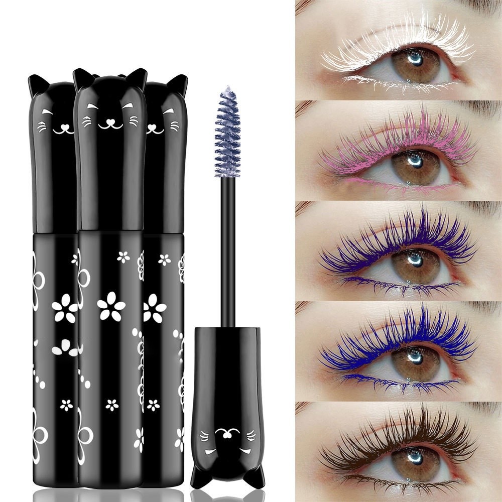 Mascara Waterproof Fast Dry Eyelashes Curls Extension Make-Up Eyelashes ...