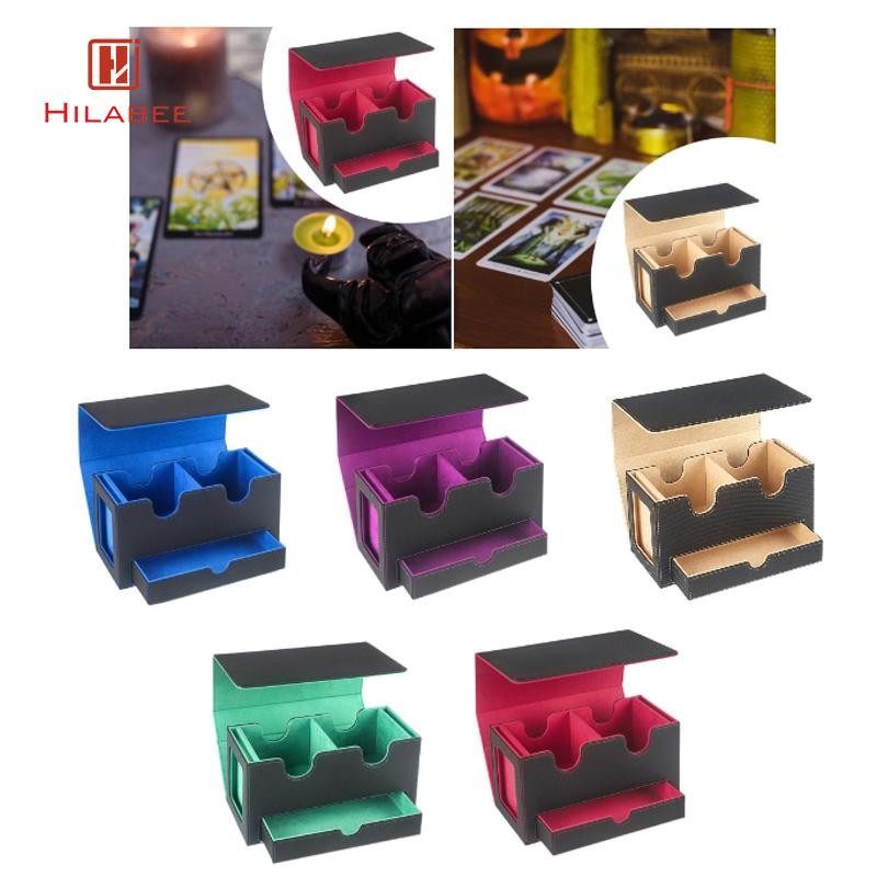 HILABEE Trading Card Deck Box Collectible Cards Container Card Deck ...