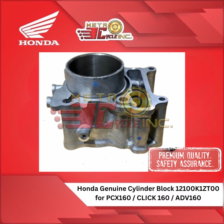 Honda Genuine Cylinder Block 12100K1ZT00 for PCX160 / CLICK 160 ...