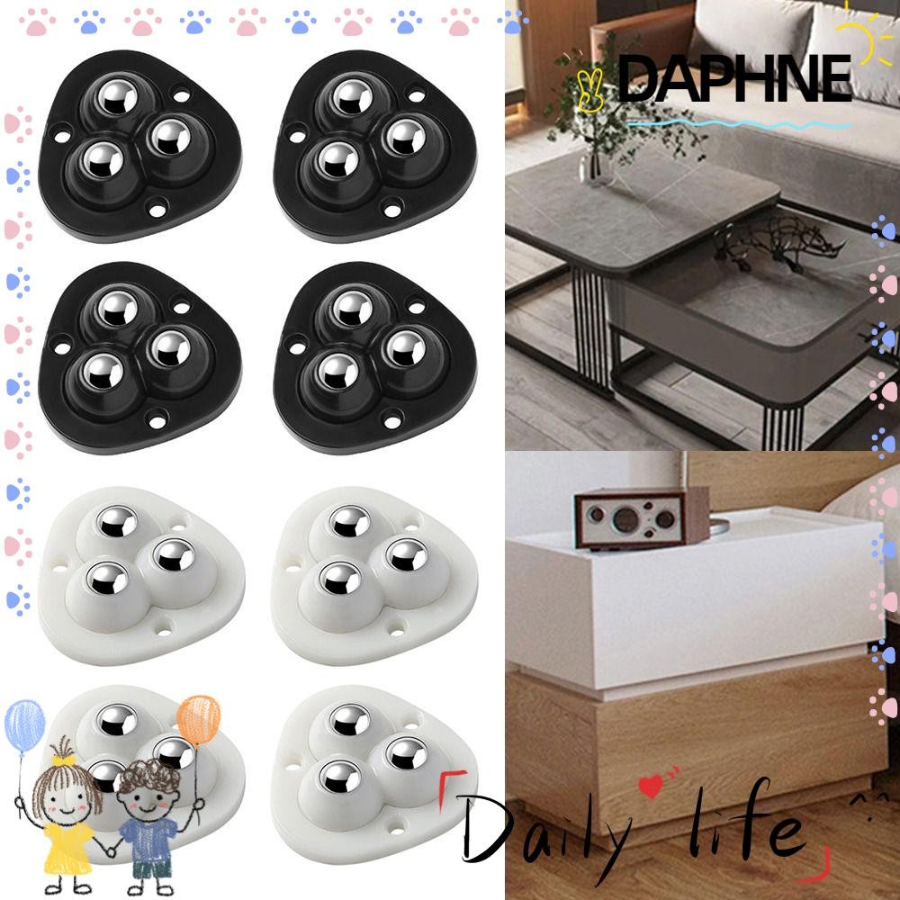 DAPHNE 4Pcs Adhesive Universal Wheel Storage Boxes Household Mini ...