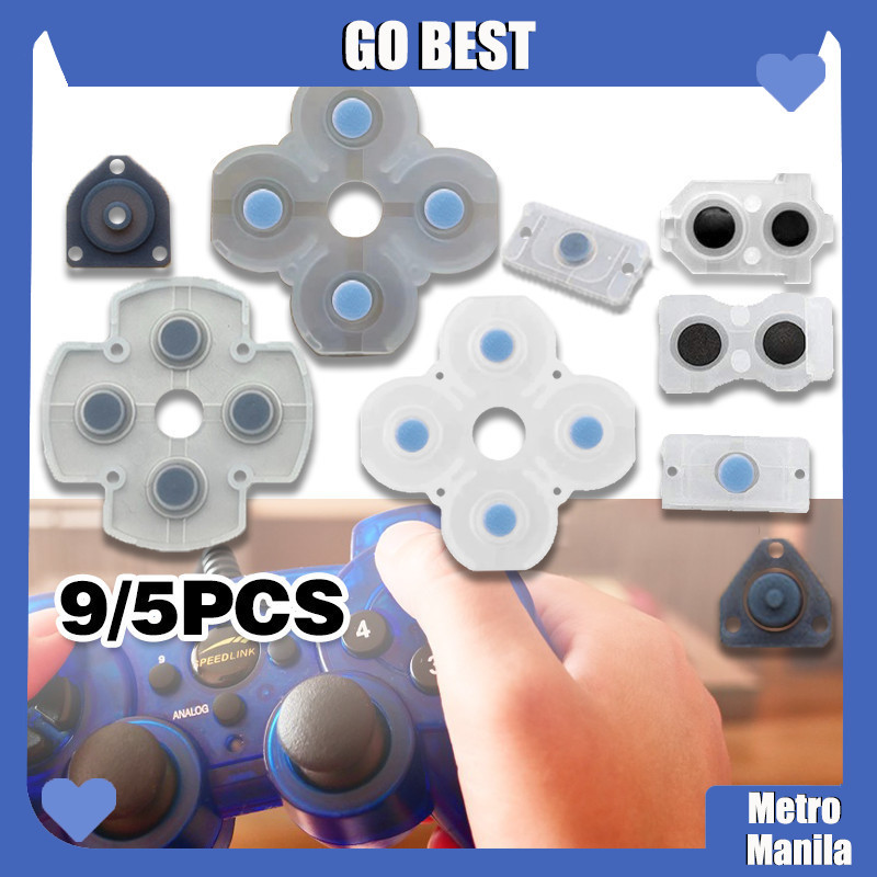Sony PS4 Controller Conductive Pads PS4 Button Soft Glue Pad Controller ...