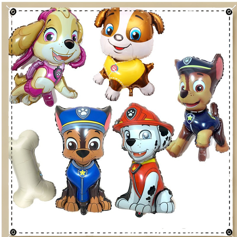 Marshall Foil Balloon , Paw Patrol Theme , Marshall Character Balloon, Marshal Balloon