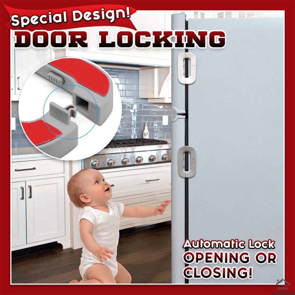 Fridge Lock Refrigerator Freezer Childproof Locks for Cabinets and