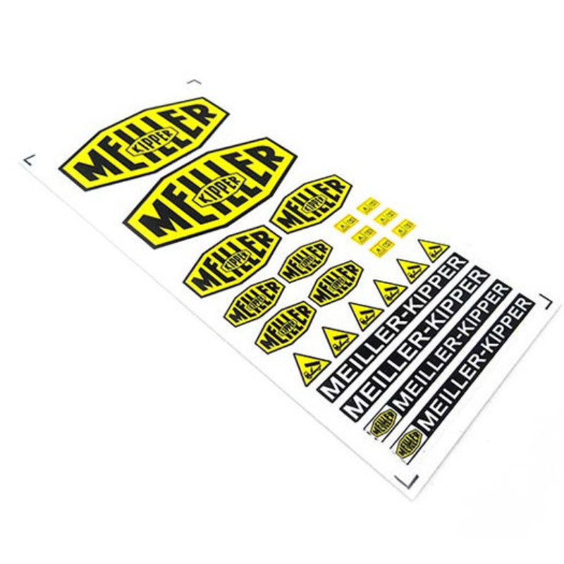 Simulation Body MEILLER KIPPER Decorate Sticker for 1/14 Tamiya RC ...