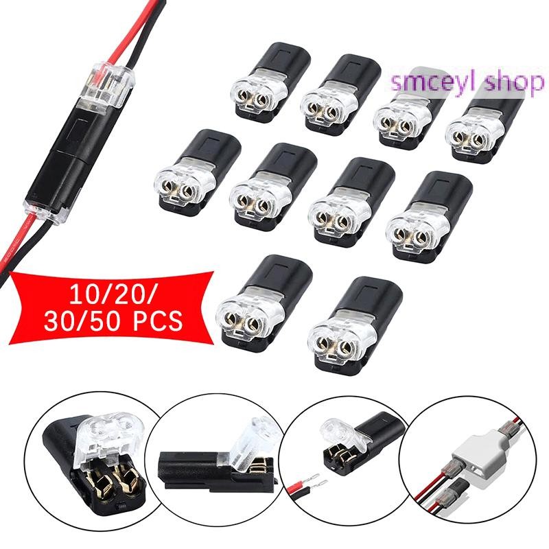 smceyl shop 10 20 30 50Pcs Wire Cable Waterproof Spring Connector Wire ...