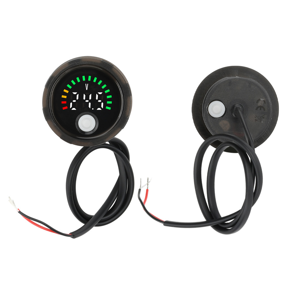 Pcbfun DC 7-100V Waterproof Round Digital Voltage Indicator Acid ...
