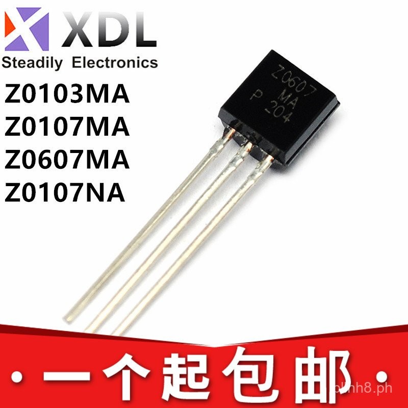 Lot De 20 Triacs Z0607 Z0607MA 0,8A 600V - Thyristors Pour Électronique - Neuf