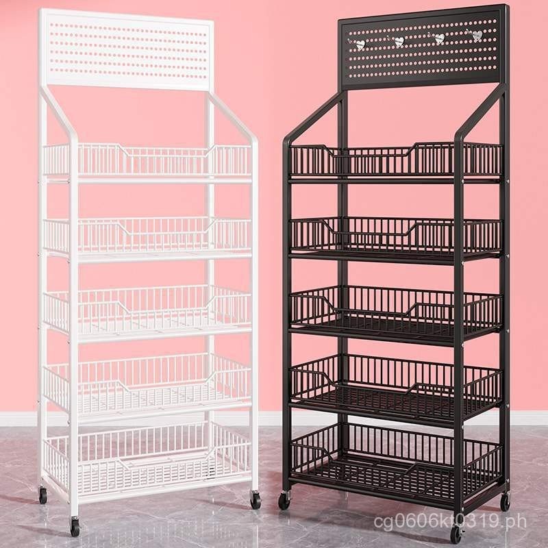 Display Rack for Snacks Supermarket Multi-layer Cashier Counter ...