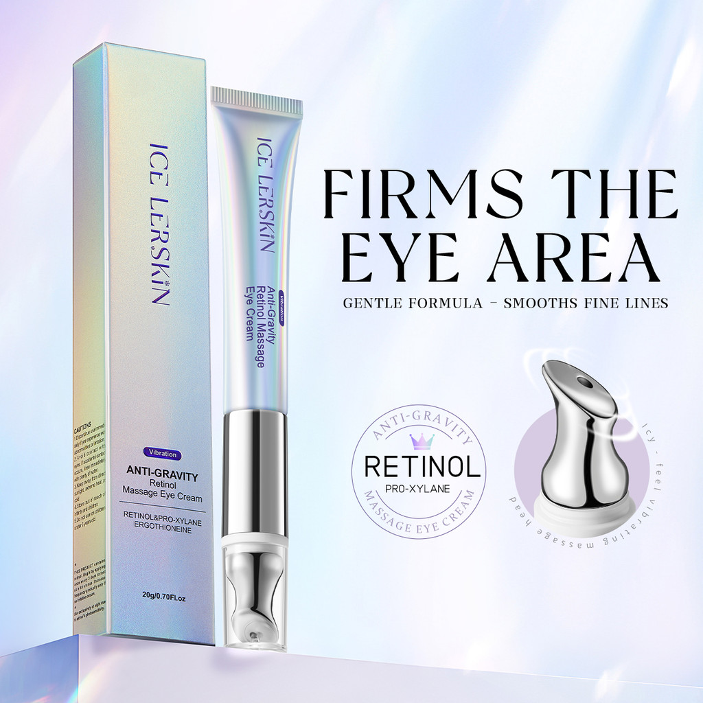 ICELERSKIN Retinol 0.5% Eye Cream Anti Puffiness Dark Circles 72H Oil ...