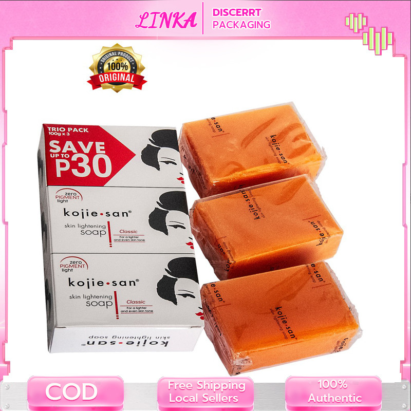 Kojie San Skin Lightening Beauty Soap 100g x 3 | Shopee Philippines