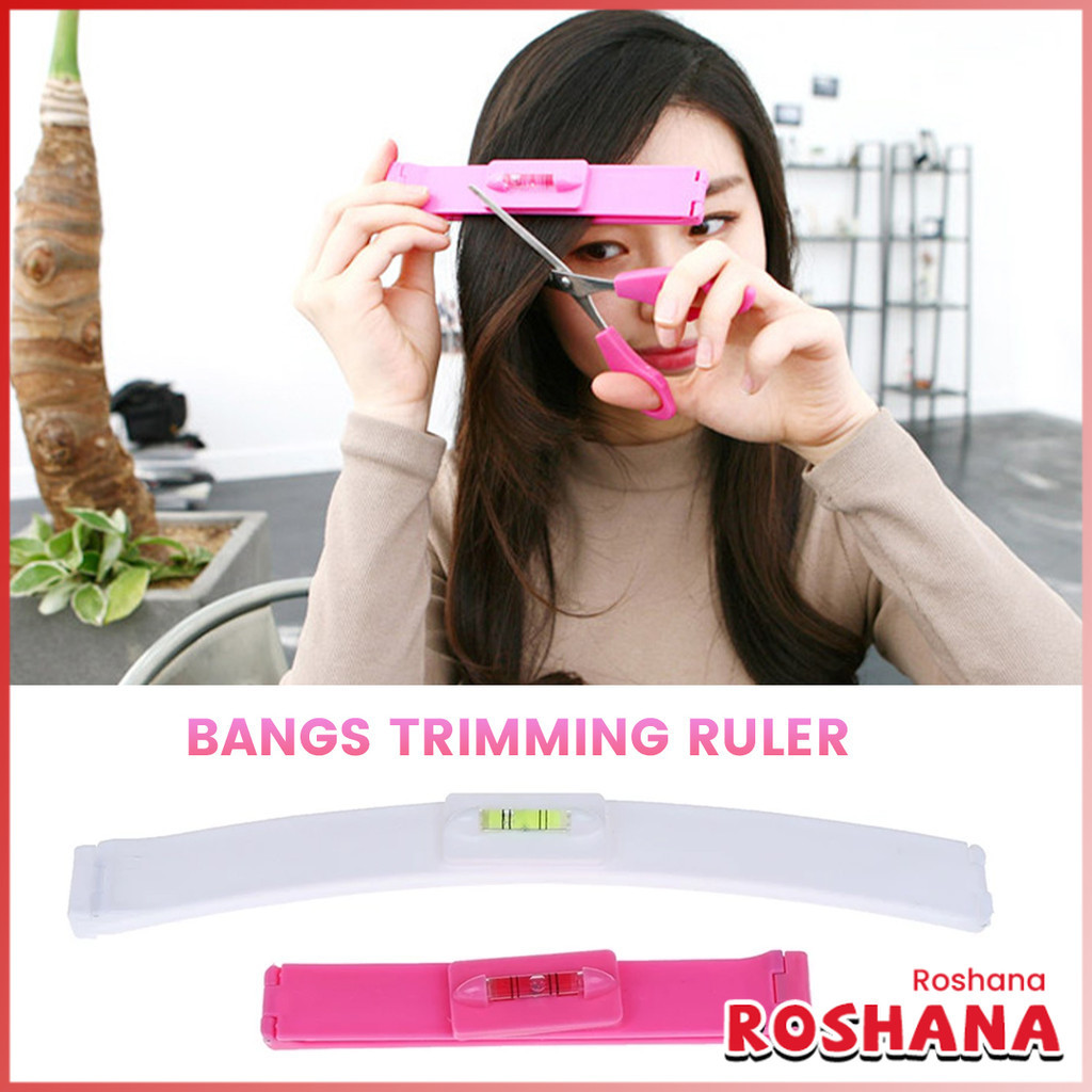 Roshana DIY Professional Bangs Hair Cutting Clip Comb Hairstyle Trim ...