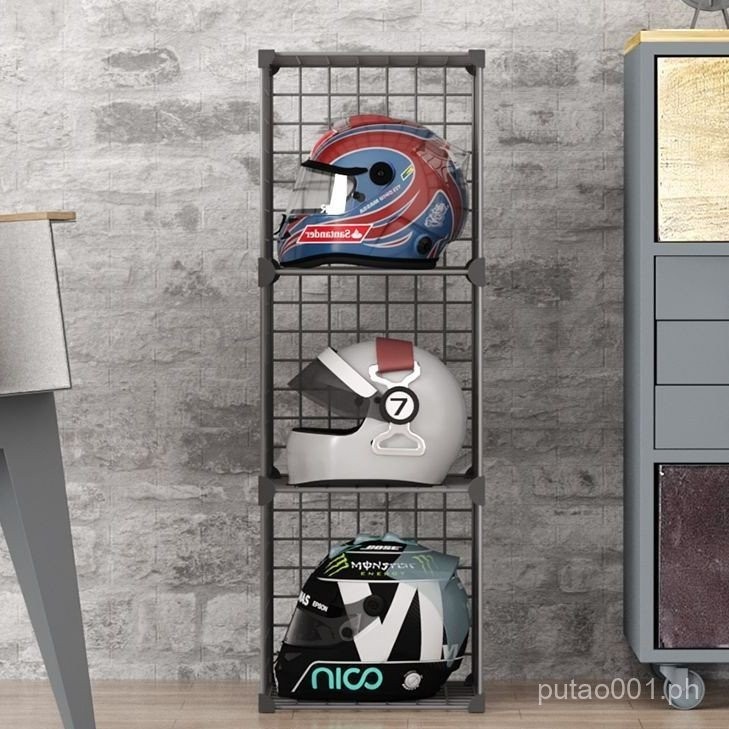 Helmet Storage Rack Floor-standing Display Rack Storage Rack Display ...