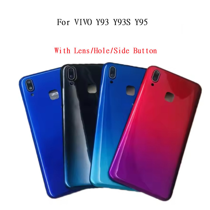 With Hole Back Cover For Vivo Y93 Y93S Y95 Rear Battery Housing With ...
