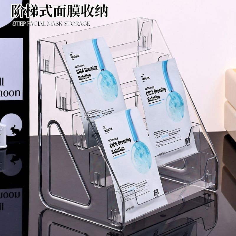Acrylic Storage Multi-Layer Display Display Rack Mask Book Storage Rack ...