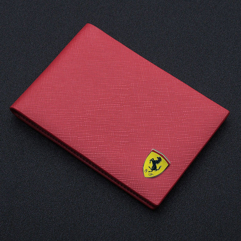 Spot Goods#Ferrari Driver's License Leather Case Motor Driving License ...