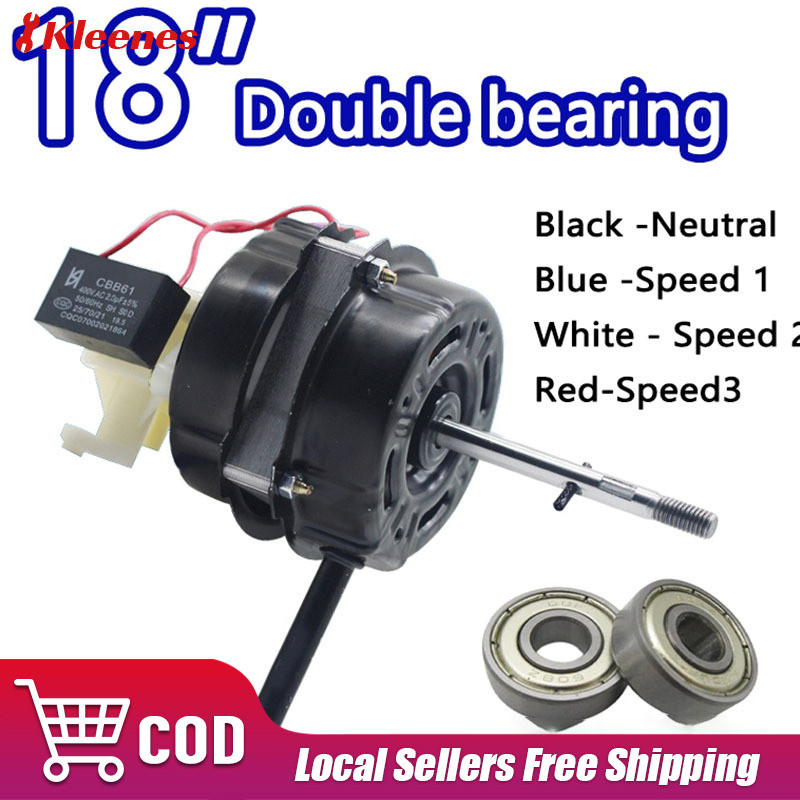 Universal Pure Copper Wire 18 Electric fan motor Double ball bearing ...