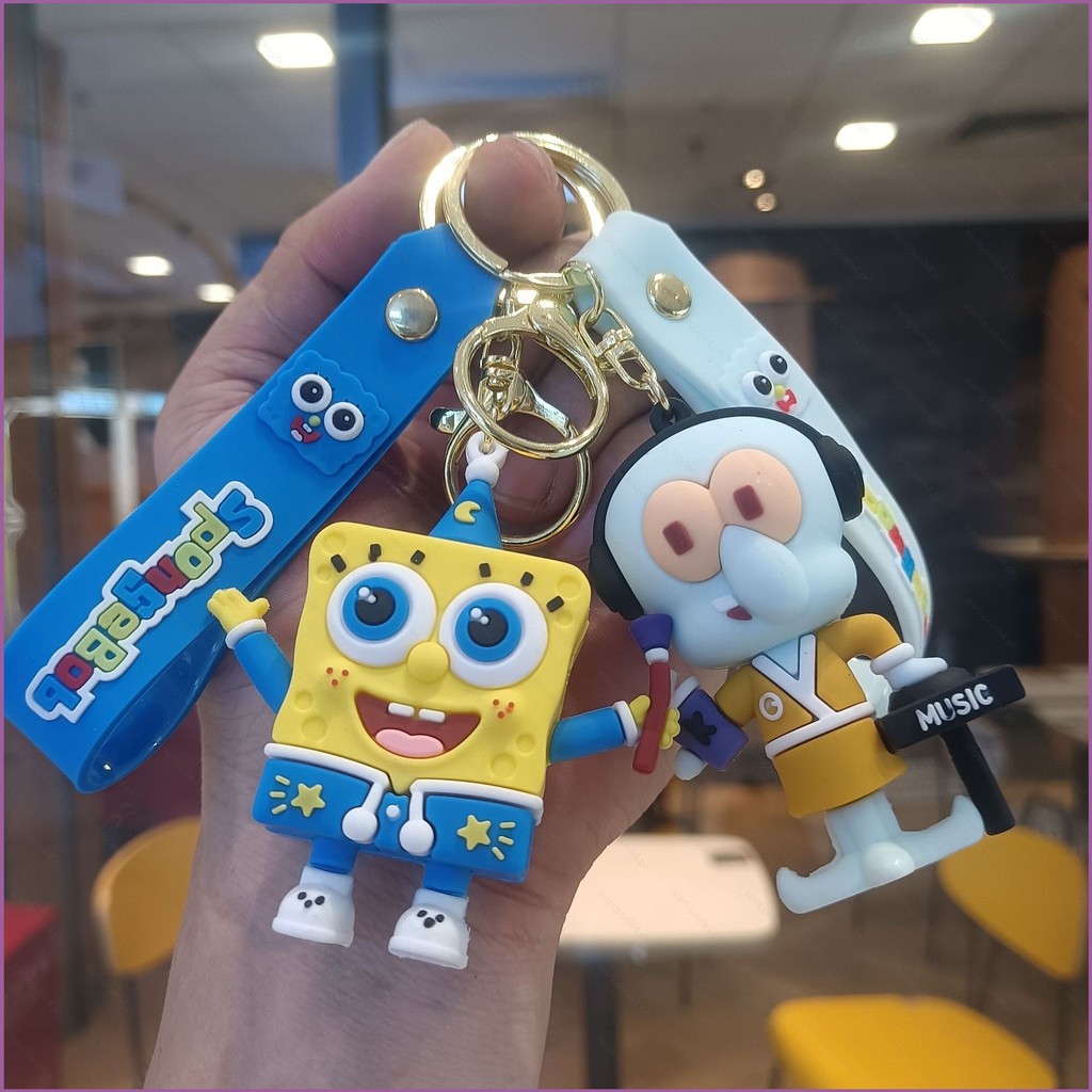 SpongeBob SquarePants Keychain Patrick Star Backpack Pendant Cartoon ...