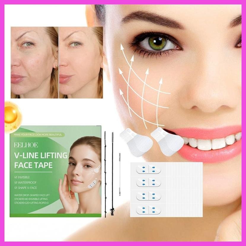 Facial Patches V Face Tightening Lifting Saggy Skin Ultra-Thin Instant ...