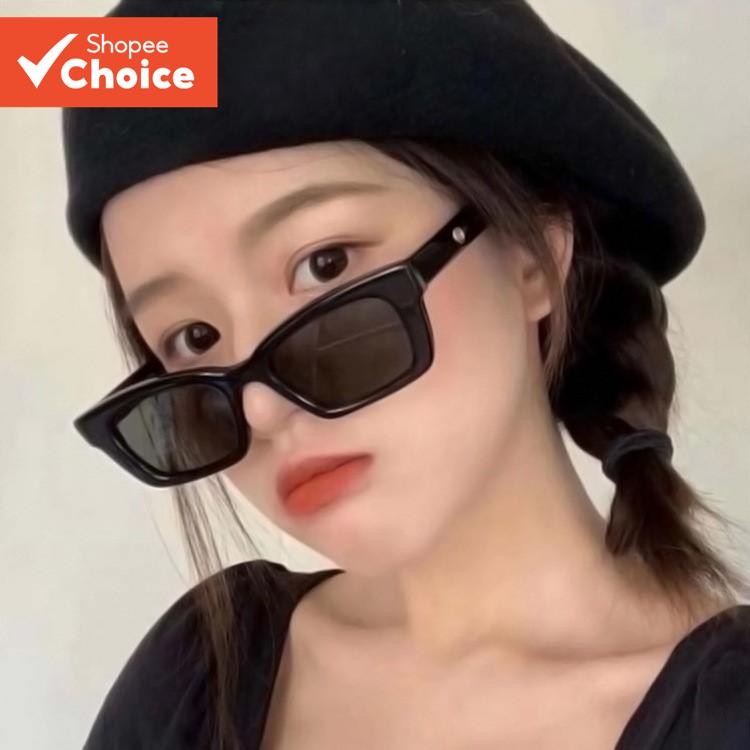 Vintage Cat Eye Sunglasses Rectangle Frame Small Retro Women UV400 ...