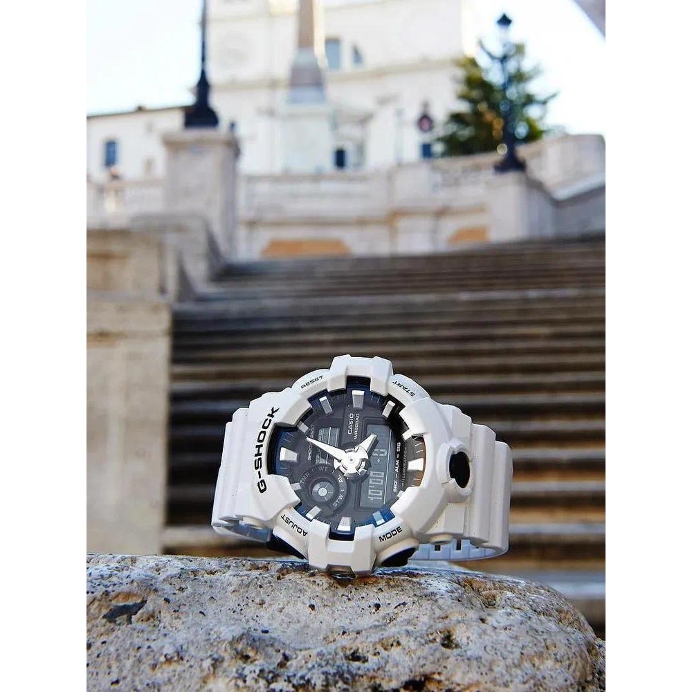 GA-700-7A white Sports Watch Men's Casual Watch GA700 Waterproof watch ...