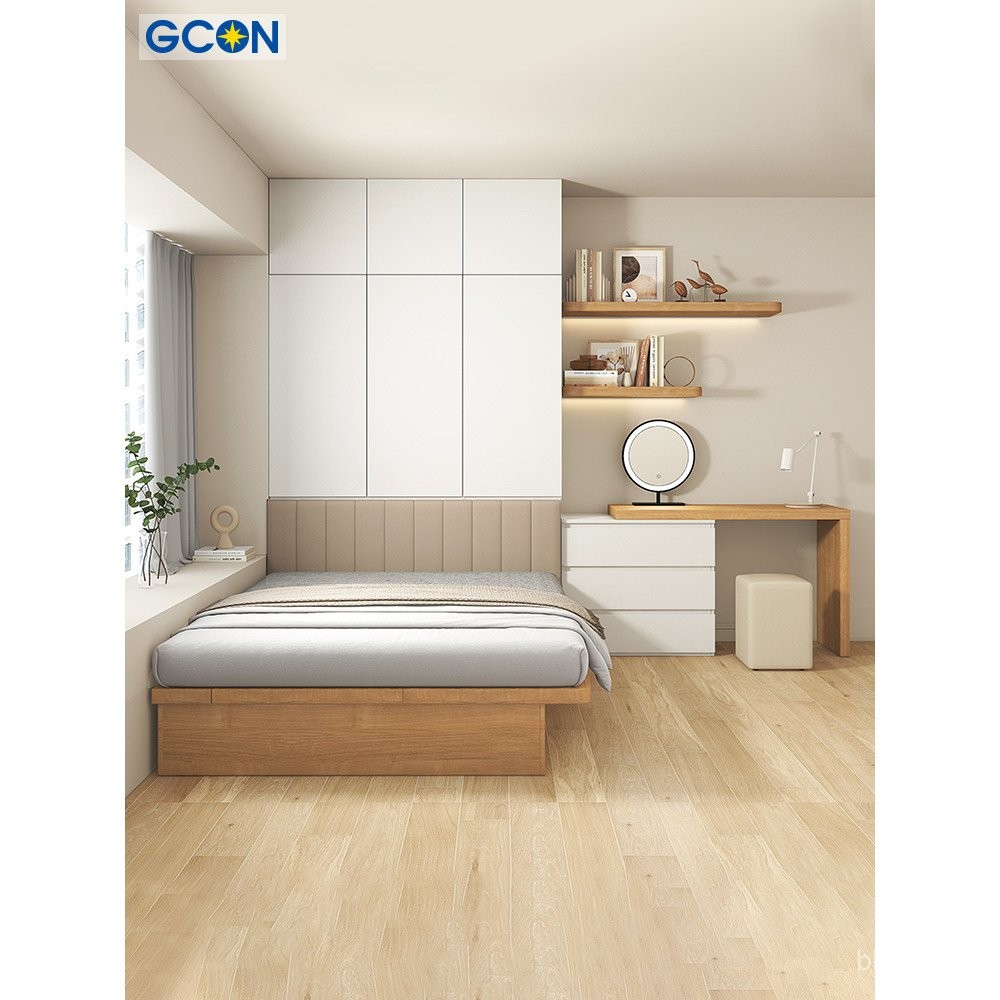 Zhiguang Wardrobe Bed Integrated Small Apartment Bedroom Set ...