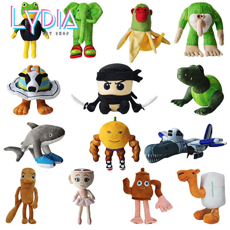 Peluche Italian Brainrot – Tralero Tralalala, Tung Tung Sahur Et Bombardino – Jouet Doux Et Mème Culte Pour Enfants Et Adultes