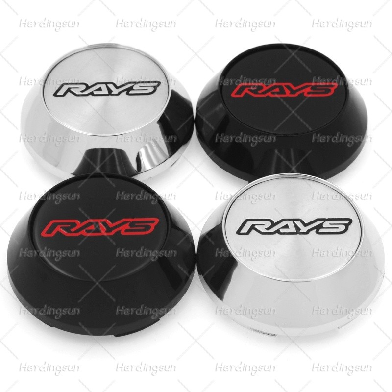 4pcs 65mm Japan Volk Racing Wheel Center Cap Penutup Rim Rays Volk ...