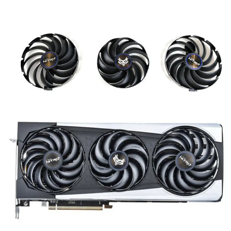 Original 87MM 95MM Sapphire RX6900 XT GPU Fan For Sapphire NITRO+AMD ...