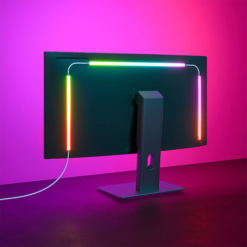 USB 5V Computer Screen Synchronization RGB Light Strip Monitor LED ...