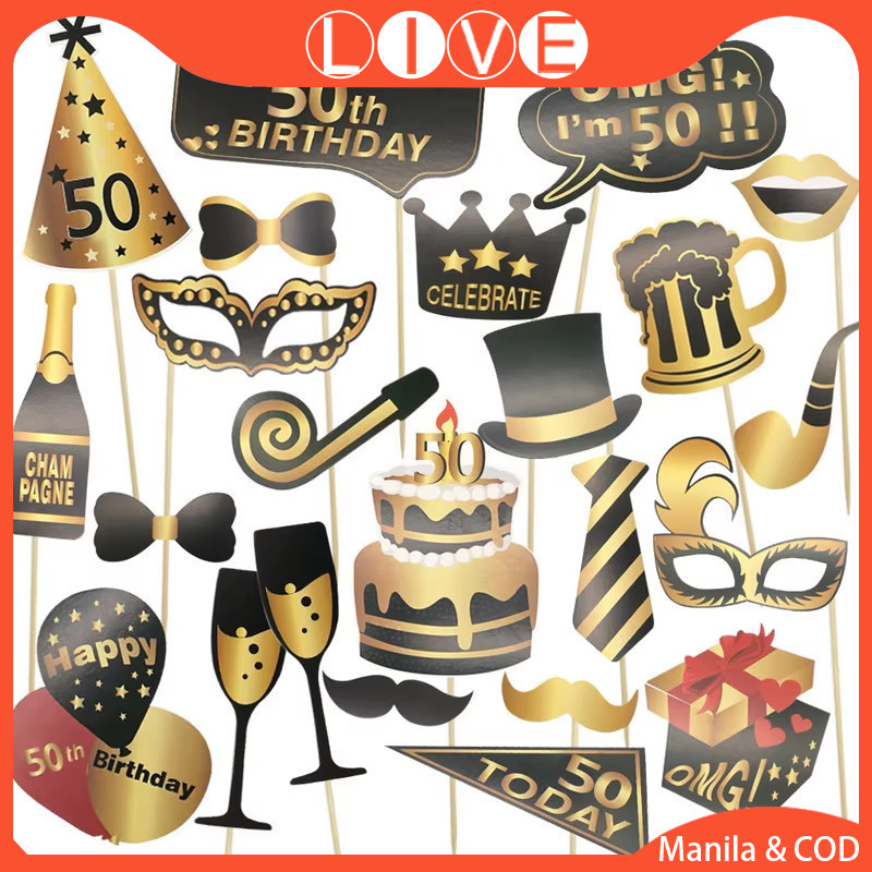 25pcs Graduation Photography Props, Congratulation 2025 Photo Booth ...