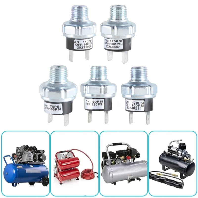 pri Air Compressor Pressure Switches Power Control Valves Adjustable ...