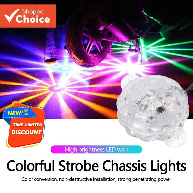 12v Motorcycle Modification Led Seven Color Chassis Light Decorative ...