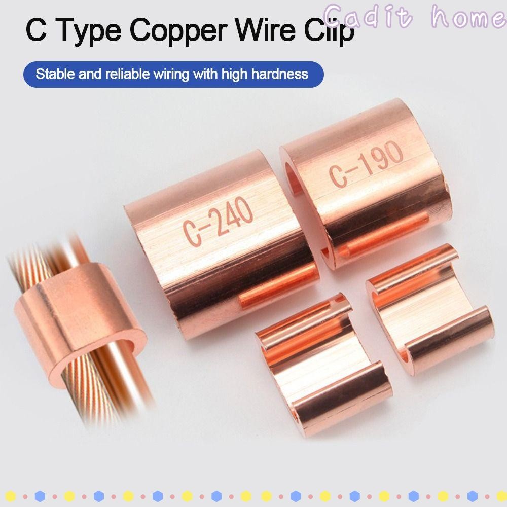 CADIT Wire Connector, C Type Copper Copper Wire Clip, Parallel Cable ...