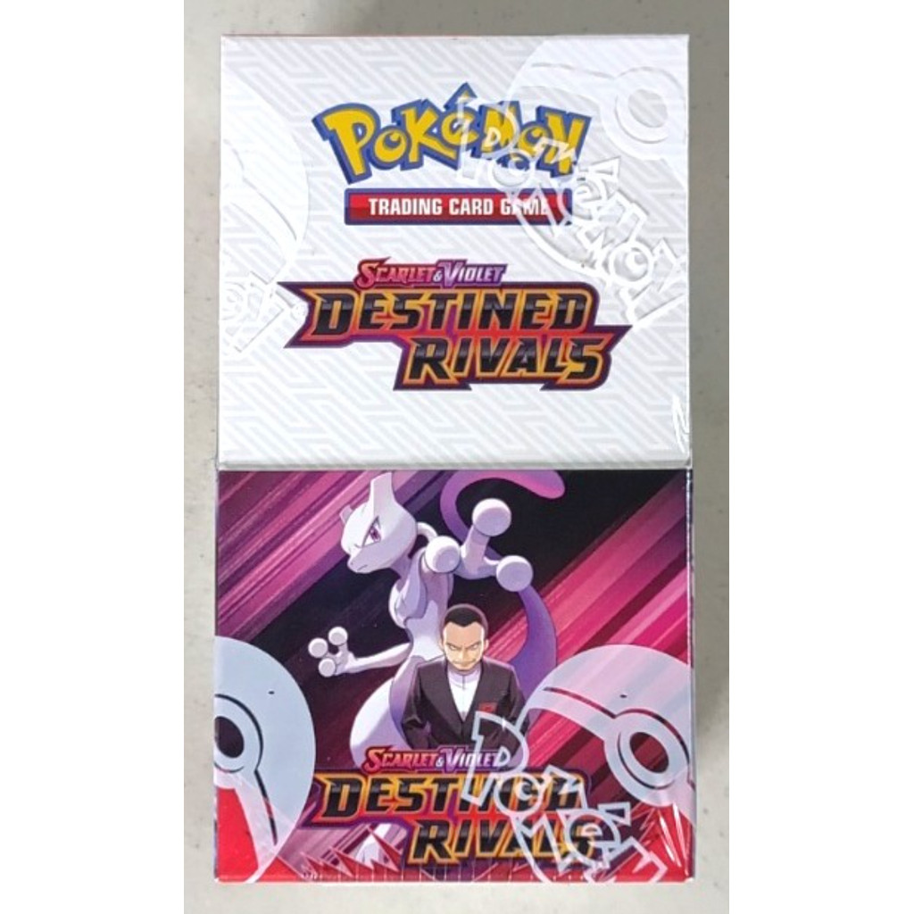Pokemon TCG Scarlet & Violet Destined Rivals HALF Booster Box (18 Packs) |  Shopee Philippines