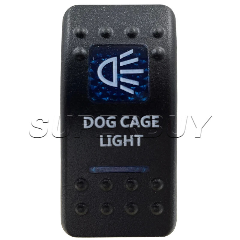 Interruttore A Bilico 12V 20A Con LED Blu 5 Pin – Bar Carling Per Auto, Compressore, Luce Cruscotto
