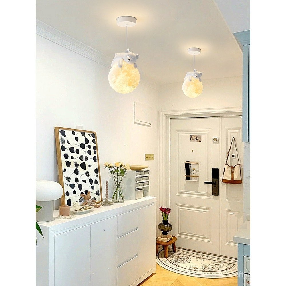 Corridor Aisle Light Long Line Pendant Light Creative Cream Style ...
